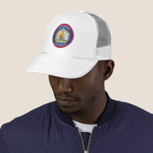 United Kingdom Coat of Arms Circle Shape Trucker Hat