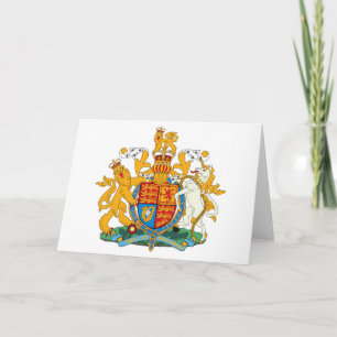 United Kingdom Coat of Arms Greeting Card