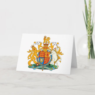 United Kingdom Coat of Arms Greeting Card