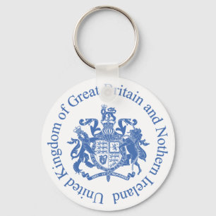United Kingdom coat of arms Key Ring