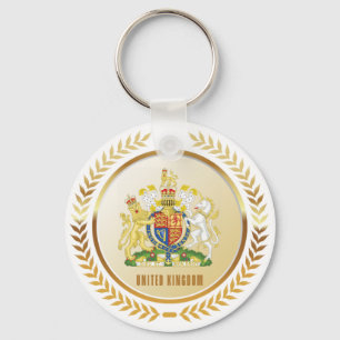United Kingdom Coat Of Arms Key Ring