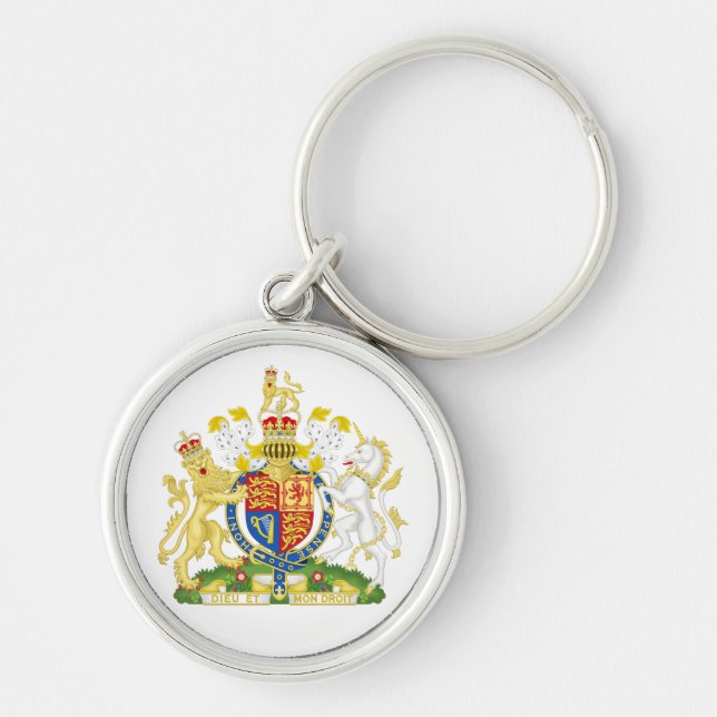 United Kingdom Coat of Arms Keychain (Front)