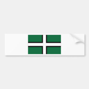 United Kingdom Devon Flag Bumper Sticker