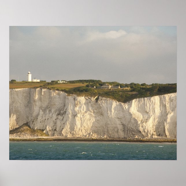 United Kingdom, Dover. The famous white cliffs Poster (Front)