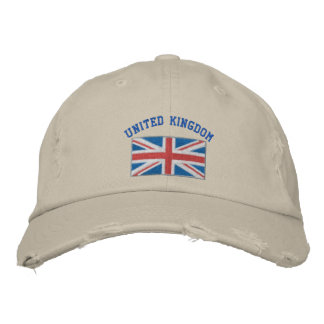 United Kingdom embroidered hat