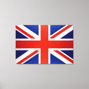 United Kingdom Flag 2 Canvas Print