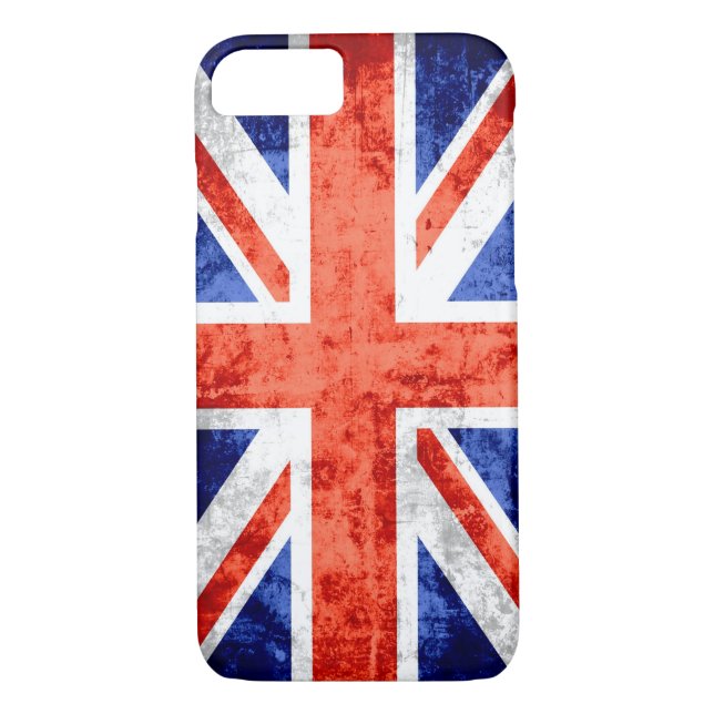 United Kingdom flag #3 Case-Mate iPhone Case (Back)