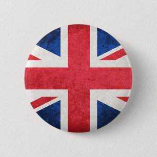 United Kingdom Flag 6 Cm Round Badge
