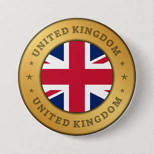 United Kingdom Flag 7.5 Cm Round Badge