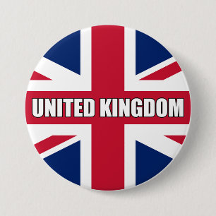 United Kingdom Flag 7.5 Cm Round Badge