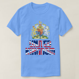 United Kingdom Flag and Coat Of Arms Patriotic T-Shirt