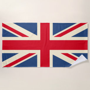 United Kingdom flag Beach Towel