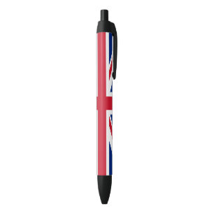 United Kingdom flag Black Ink Pen