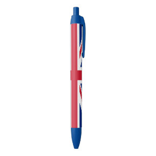 United Kingdom flag Blue Ink Pen