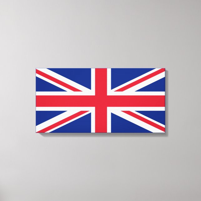 United Kingdom Flag Canvas Print (Front)