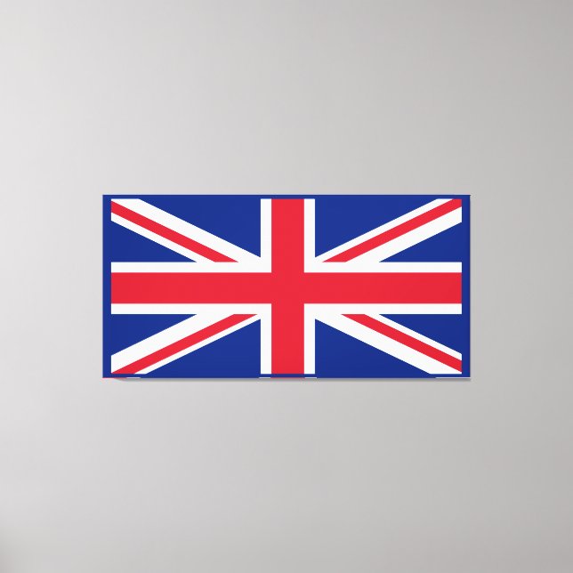 United Kingdom Flag Canvas Print (Front)