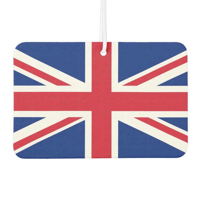 United Kingdom flag Car Air Freshener (Front)