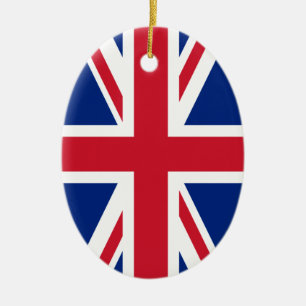 United Kingdom flag Ceramic Tree Decoration