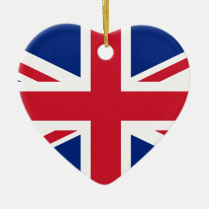 United Kingdom flag Ceramic Tree Decoration