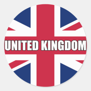 United Kingdom Flag Classic Round Sticker