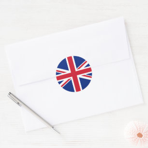 United Kingdom flag Classic Round Sticker