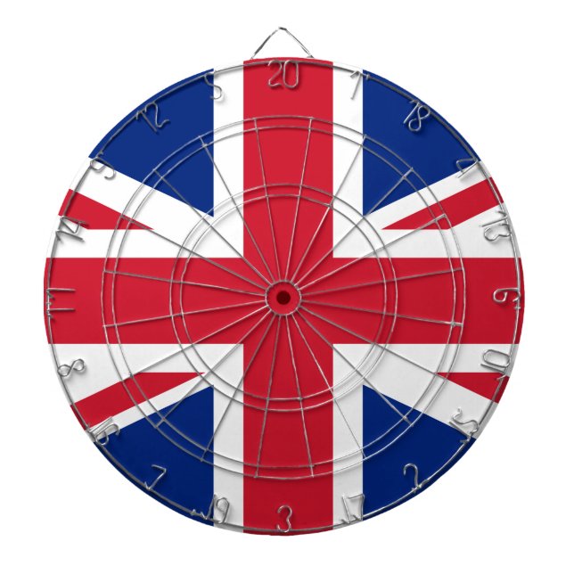 United Kingdom flag Dartboard (Front)