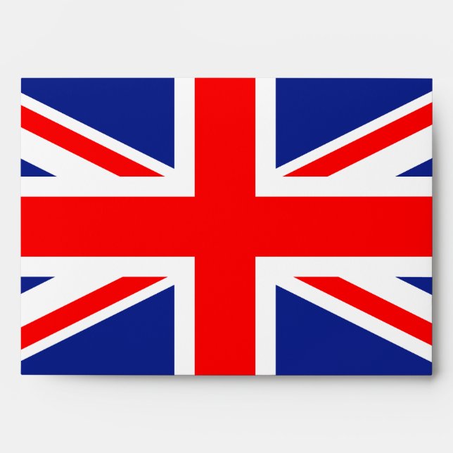United Kingdom flag Envelope (Front)