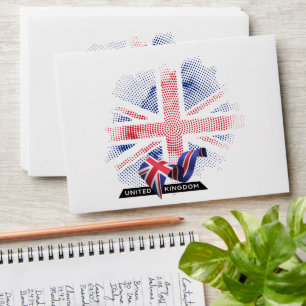United Kingdom Flag Envelope