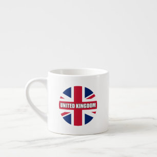 United Kingdom Flag Espresso Cup