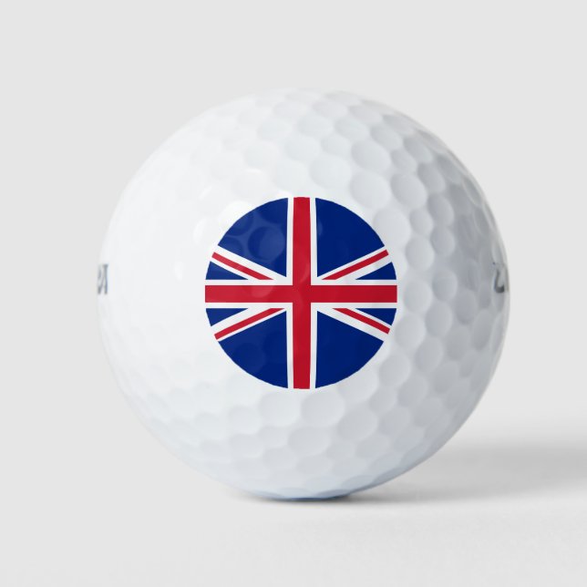United Kingdom Flag Golf Balls (Front)