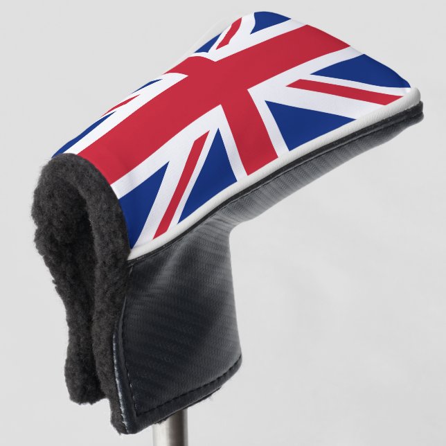 United Kingdom Flag Golf Head Cover (3/4 Front)