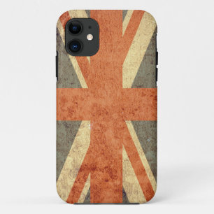 United Kingdom Flag - Grunge iPhone 11 Case