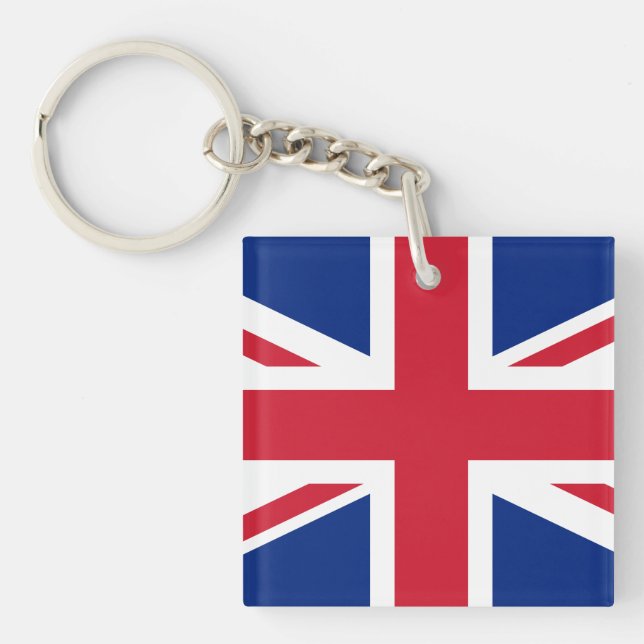 United Kingdom flag Key Ring (Front)