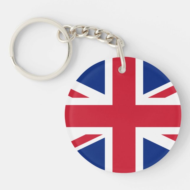 United Kingdom flag Key Ring (Front)