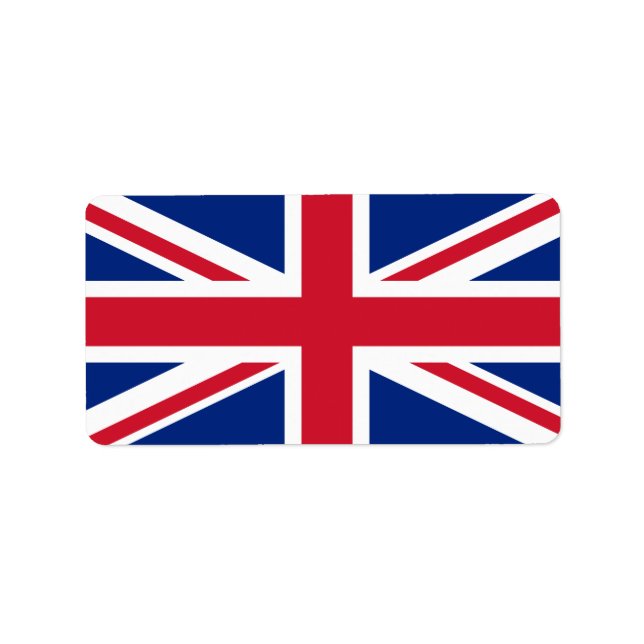 United Kingdom flag Label (Front)