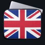 United Kingdom Flag Laptop Sleeve<br><div class="desc">Elegant Laptop Sleeve with Flag of United Kingdom. This product its customizable.</div>