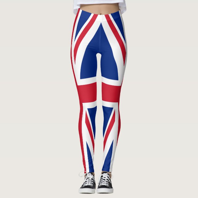 United Kingdom flag Leggings (Front)
