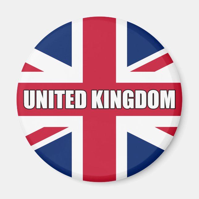 United Kingdom Flag Magnet (Front)