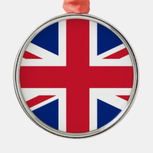 United Kingdom flag Metal Tree Decoration