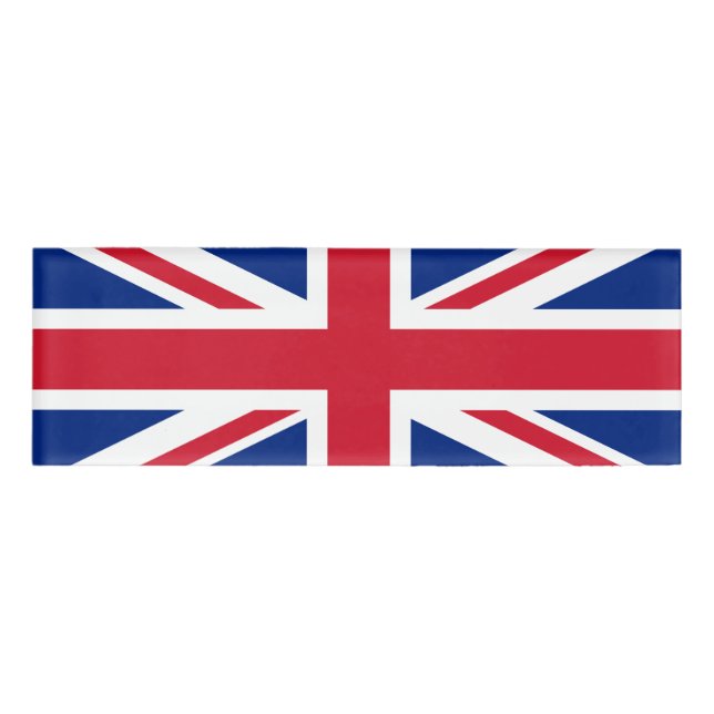 United Kingdom flag Name Tag (Front)