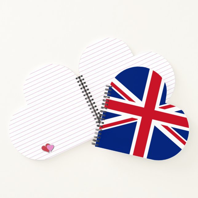 United Kingdom flag Notebook (Inside)