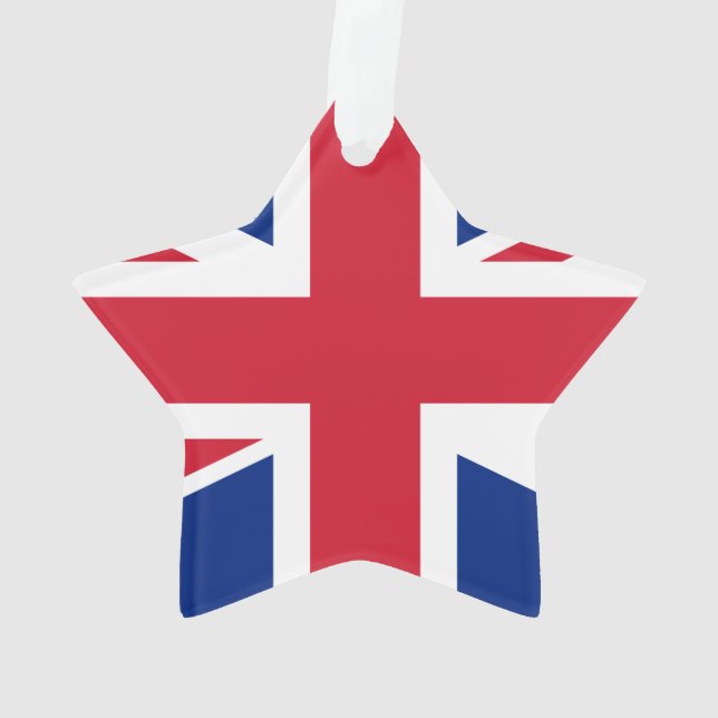United Kingdom flag Ornament (Back)