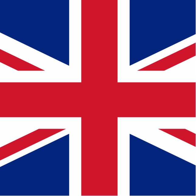 United Kingdom flag Photo Sculpture Magnet (Front)