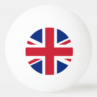 United Kingdom flag Ping Pong Ball
