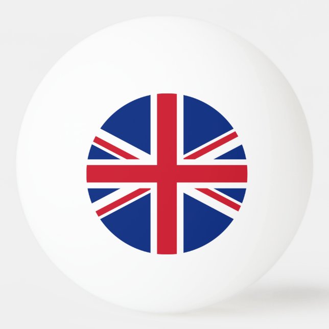 United Kingdom flag Ping Pong Ball (Front)