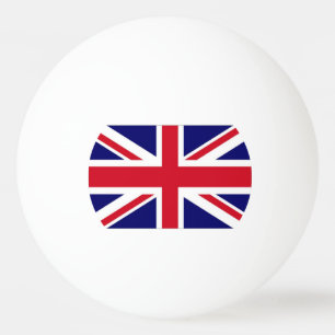 United Kingdom Flag Ping Pong Ball