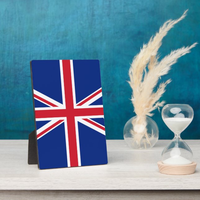 United Kingdom flag Plaque (Side)