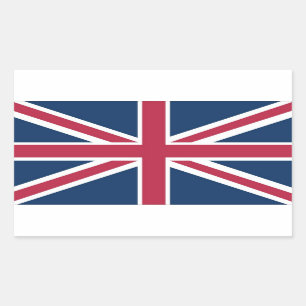 United Kingdom flag Rectangular Sticker