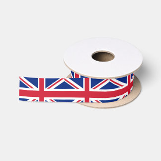 United Kingdom Flag Satin Ribbon