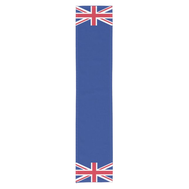 United Kingdom flag Short Table Runner (Front)